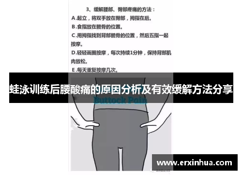 蛙泳训练后腰酸痛的原因分析及有效缓解方法分享